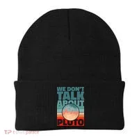 Planets We don't talk about pluto funny astronaut Beanie thumb 0