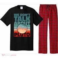 Planets We don't talk about pluto funny astronaut Pajama Set thumb 0