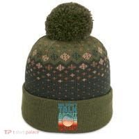 Planets We don't talk about pluto funny astronaut The Baniff Cuffed Pom Beanie thumb 0
