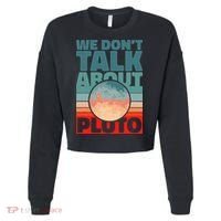 Planets We don't talk about pluto Cropped Pullover Crew thumb 0