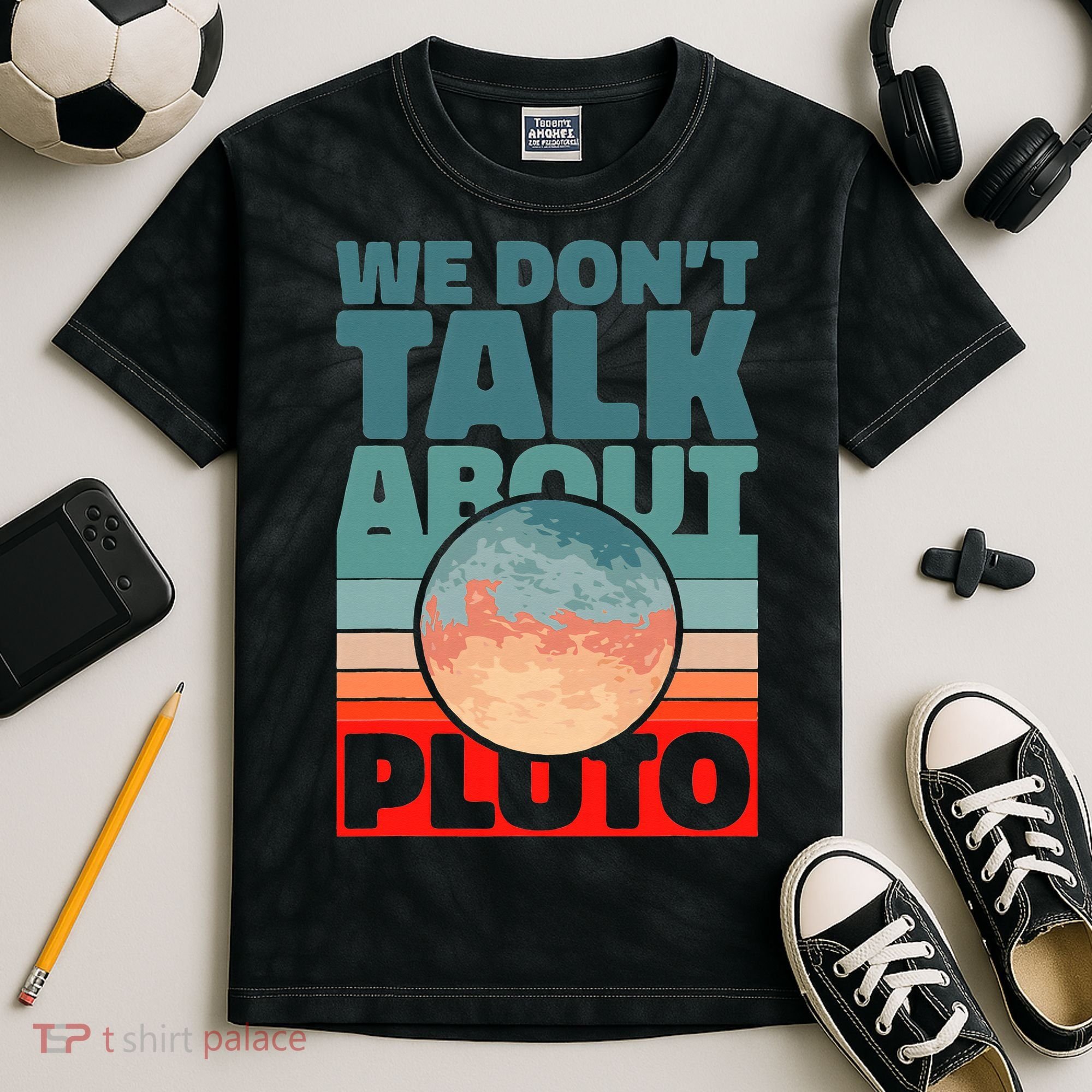 Planets We don't talk about pluto Kids Tie-Dye T-Shirt