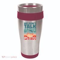 Planets We don't talk about pluto 16oz Travel Tumbler thumb 0