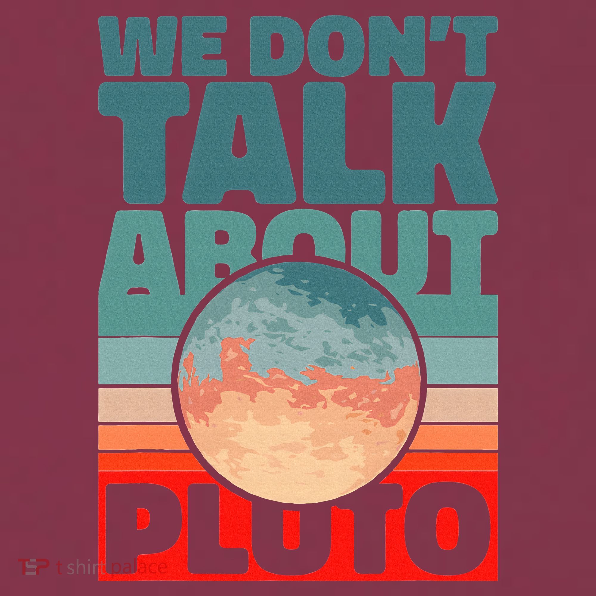 Planets We don't talk about pluto 16oz Travel Tumbler