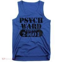 Psych Ward Escaped Funnytal Patient Halloween Costume Tank Top thumb 0