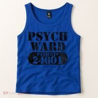 Psych Ward Escaped Funnytal Patient Halloween Costume Tank Top thumb 2