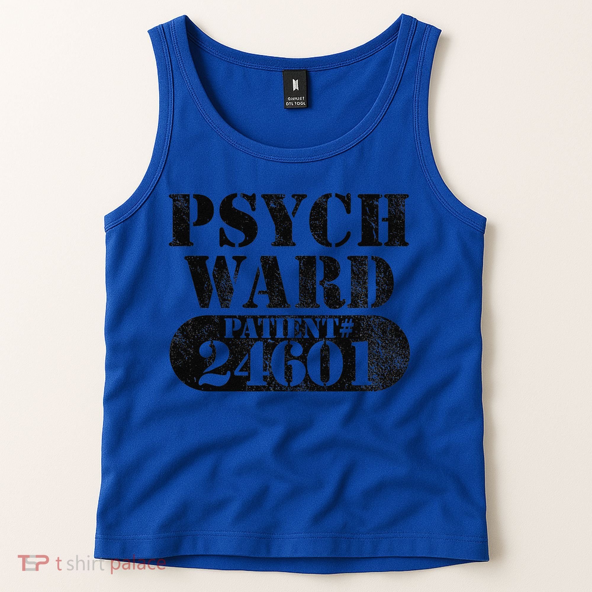 Psych Ward Escaped Funnytal Patient Halloween Costume Tank Top