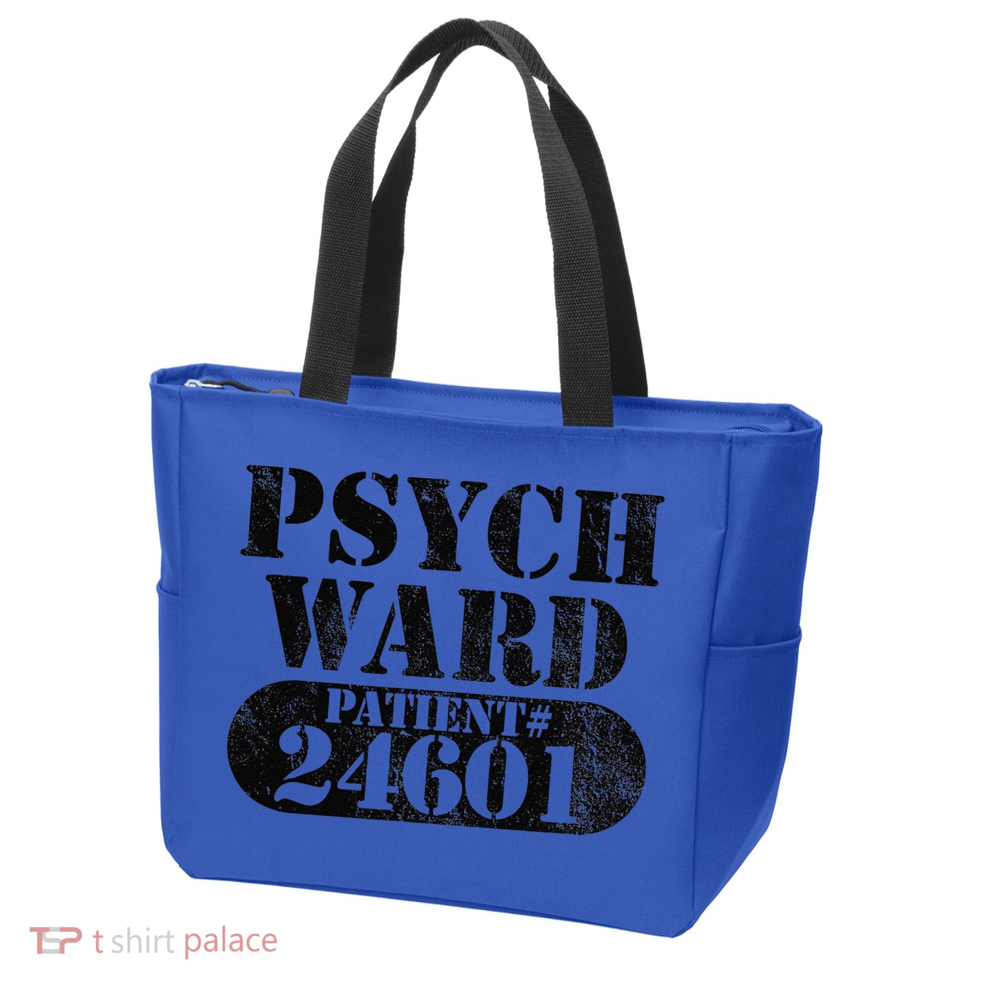 Psych Ward Escaped Funnytal Patient Halloween Costume Tote Bag