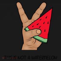 Palestine Watermelon Flag Support Gaza & Freedom! Coaster thumb 2