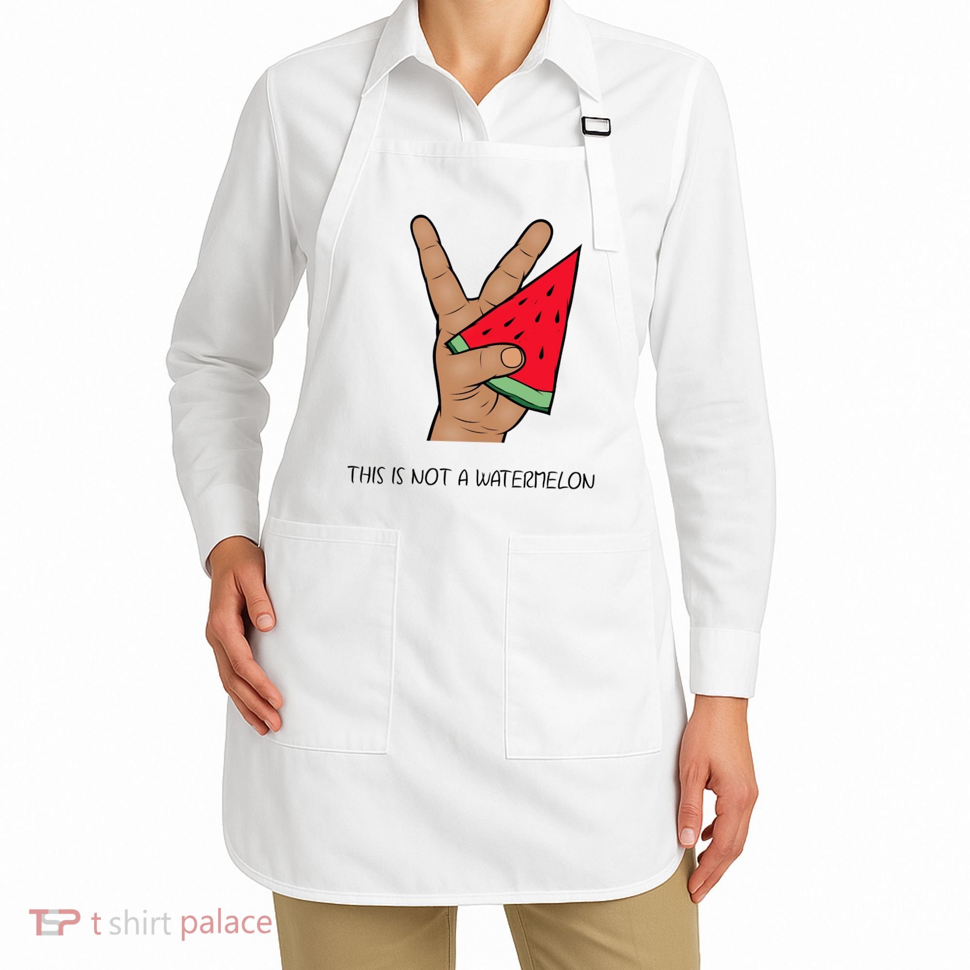 Palestine Watermelon Flag Support Gaza & Freedom! Apron