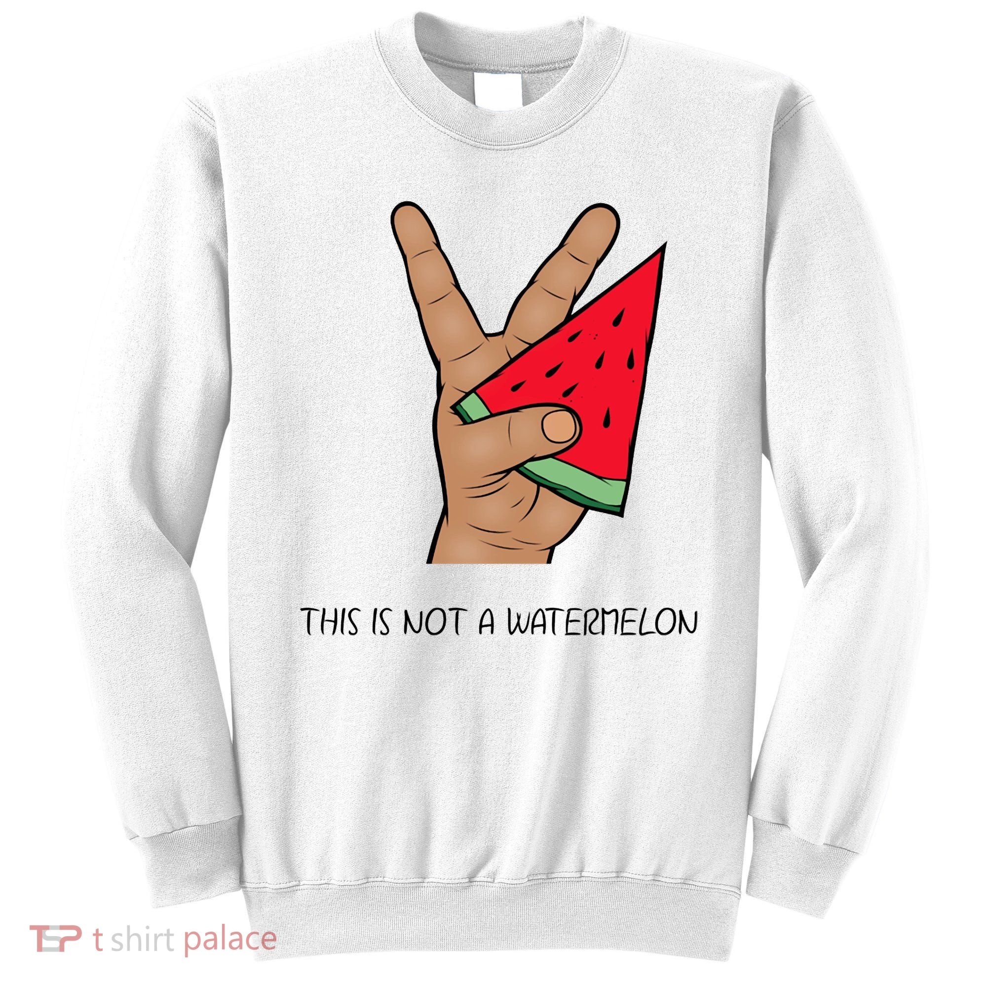 Palestine Watermelon Flag Support Gaza & Freedom! Sweatshirt