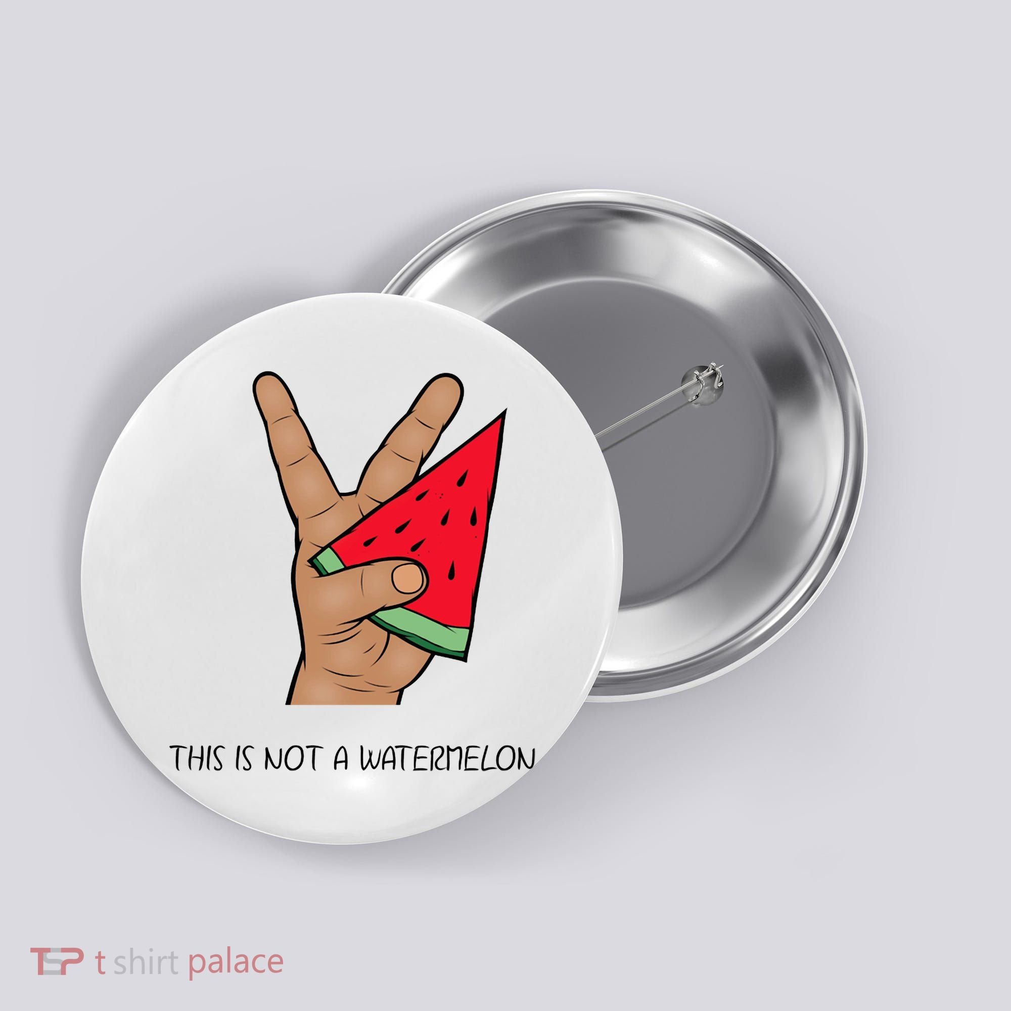 Palestine Watermelon Flag Support Gaza & Freedom! Button
