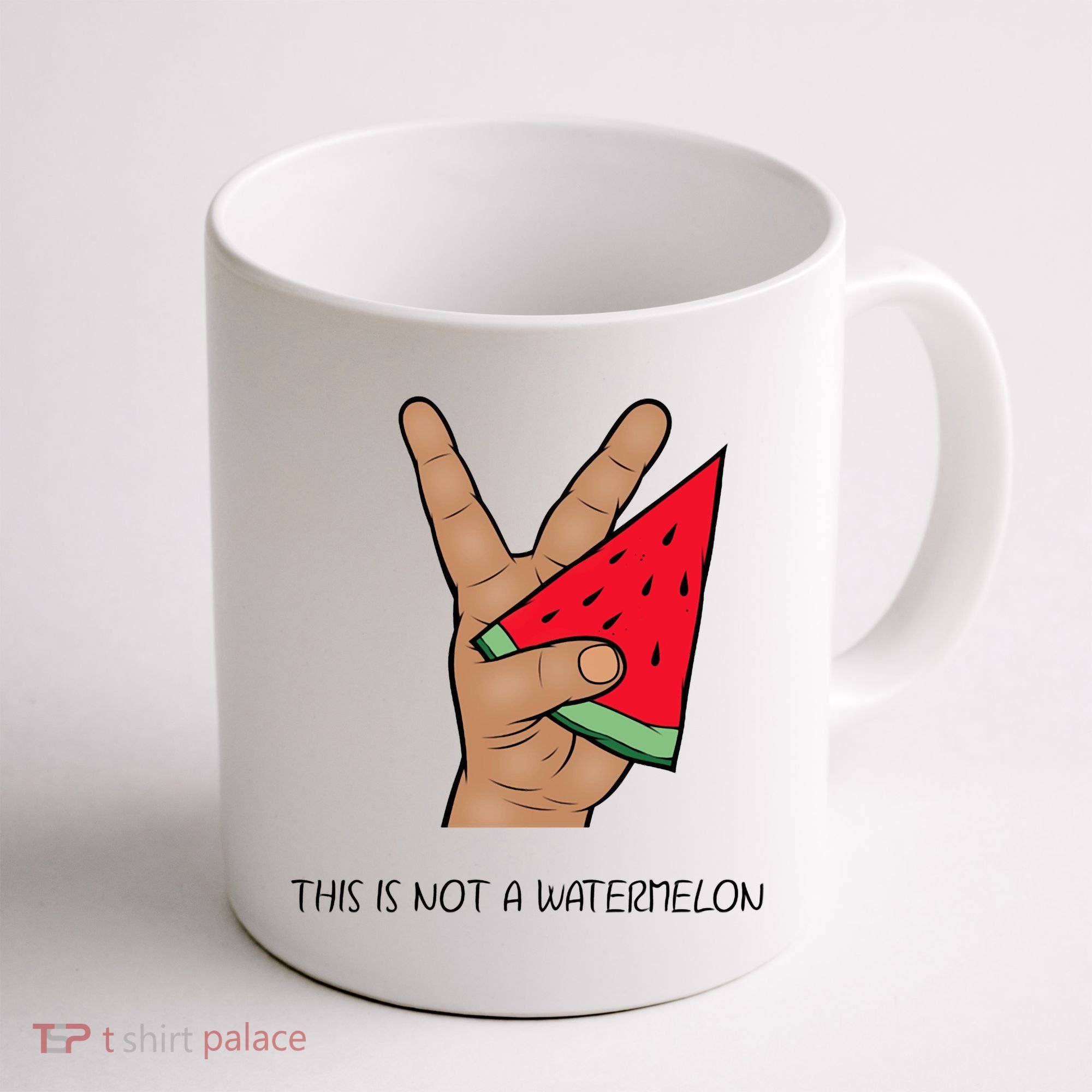 Palestine Watermelon Flag Support Gaza & Freedom! Coffee Mug