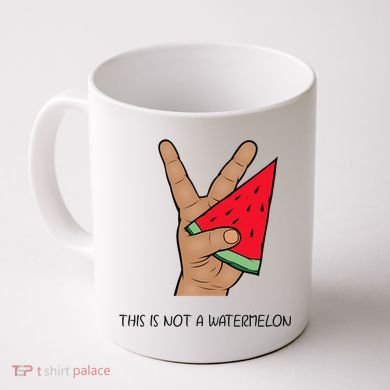 Palestine Watermelon Flag Support Gaza & Freedom! Coffee Mug