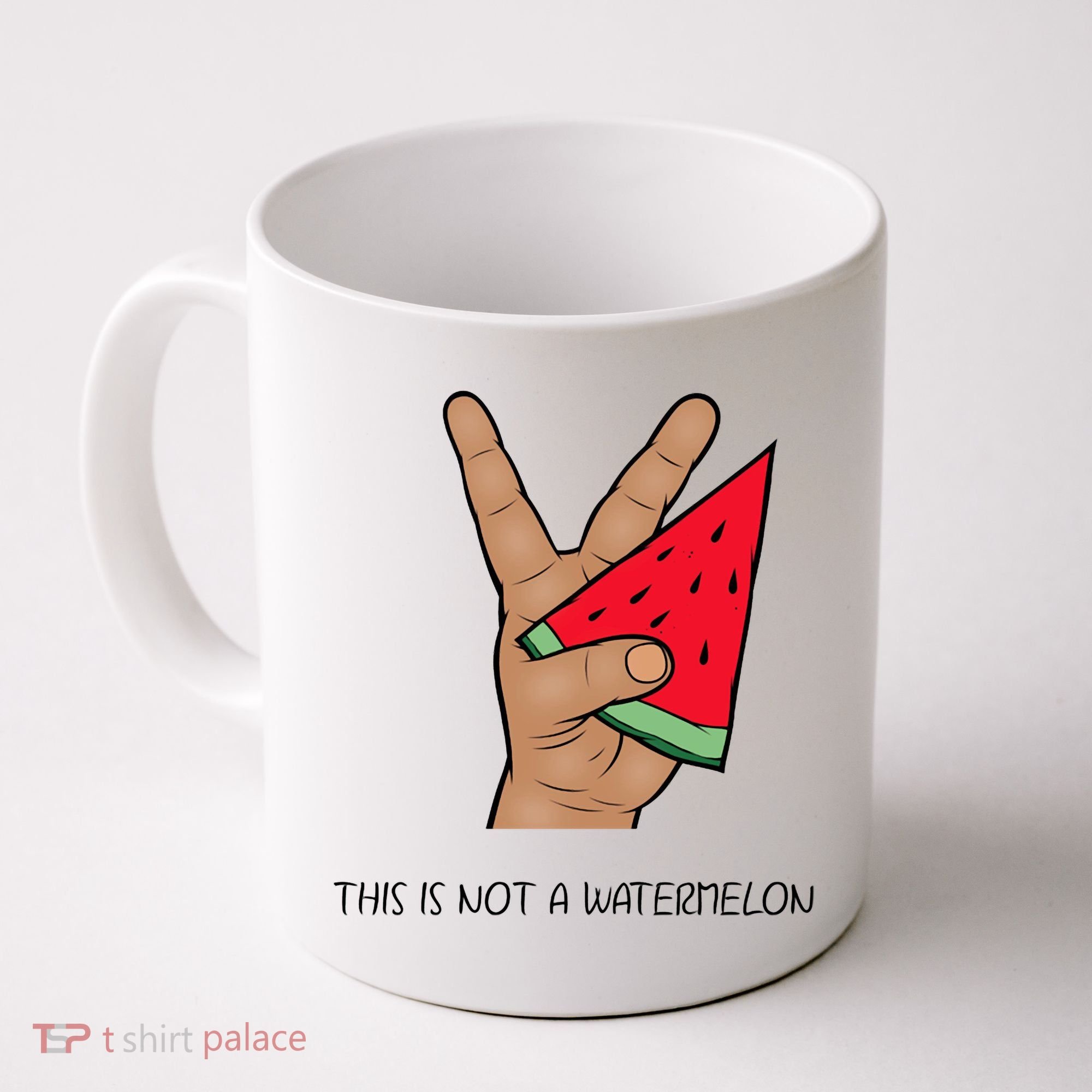 Palestine Watermelon Flag Support Gaza & Freedom! Coffee Mug