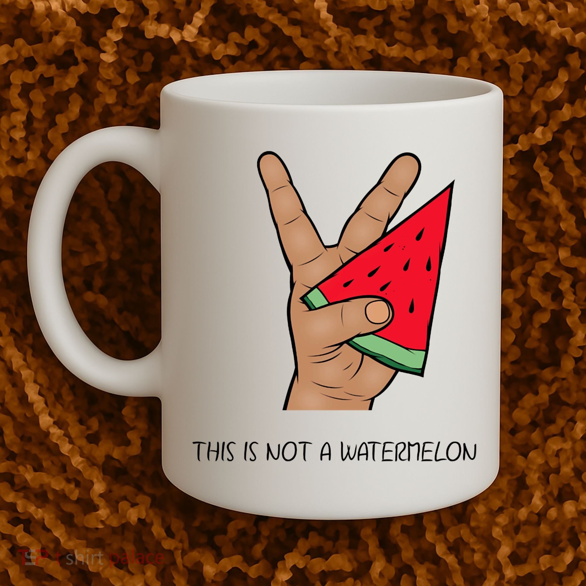 Palestine Watermelon Flag Support Gaza & Freedom! Coffee Mug