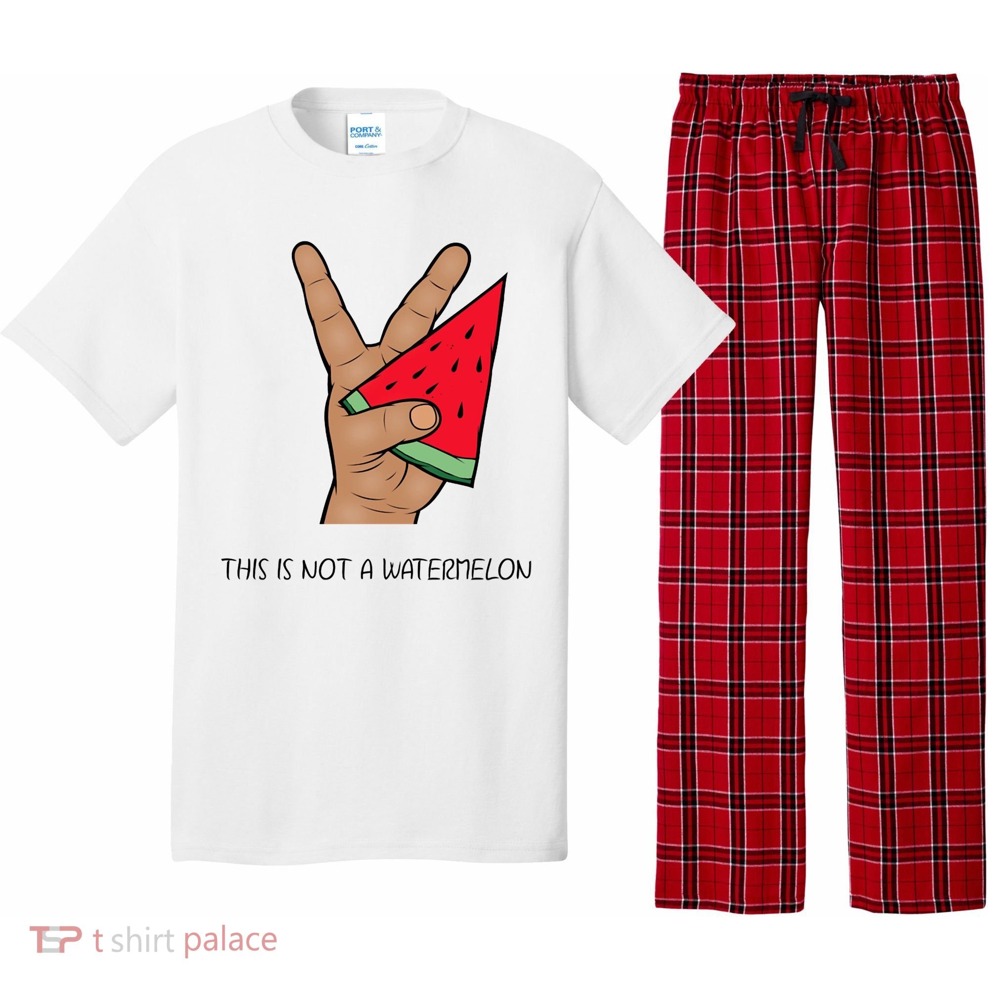 Palestine Watermelon Flag Support Gaza & Freedom! Pajama Set