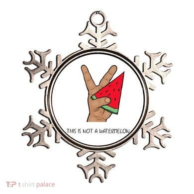 Palestine Watermelon Flag Support Gaza & Freedom! Ornament