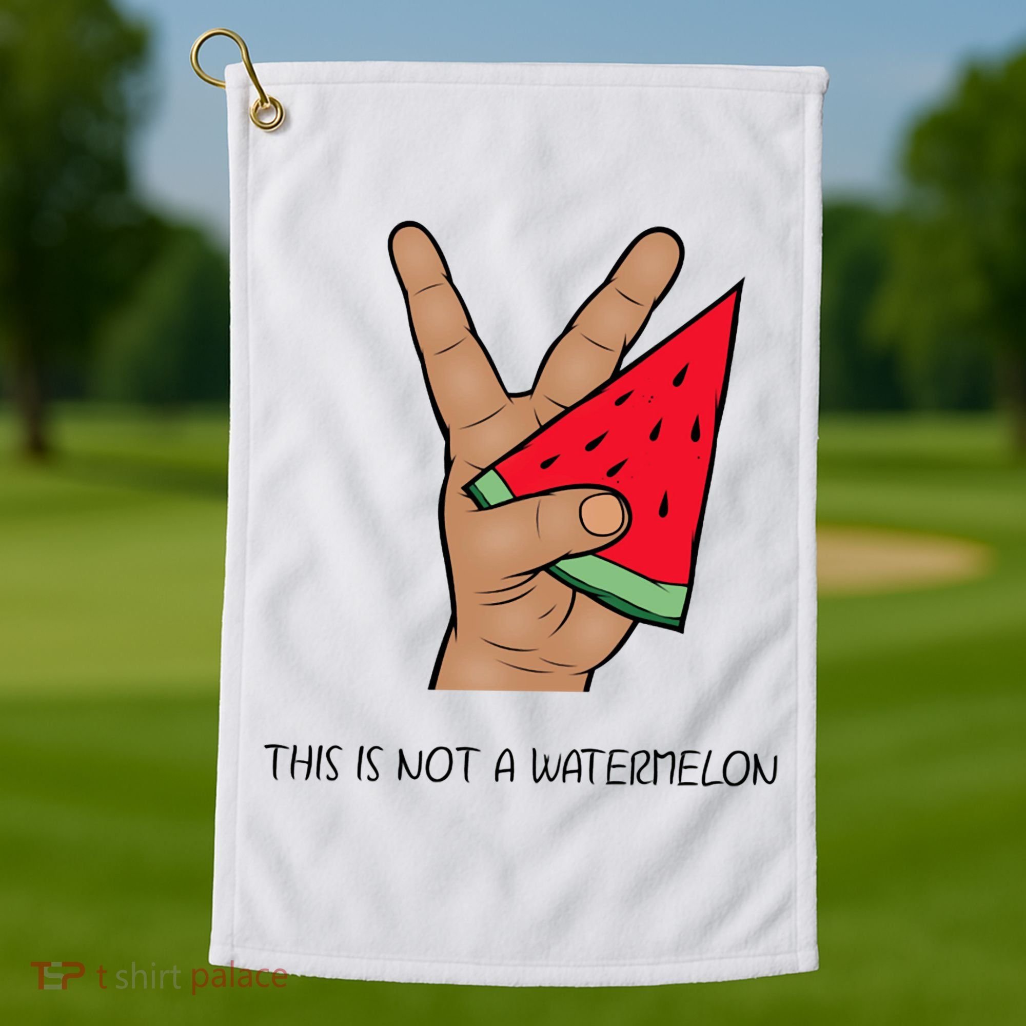 Palestine Watermelon Flag Support Gaza & Freedom! Golf Towel