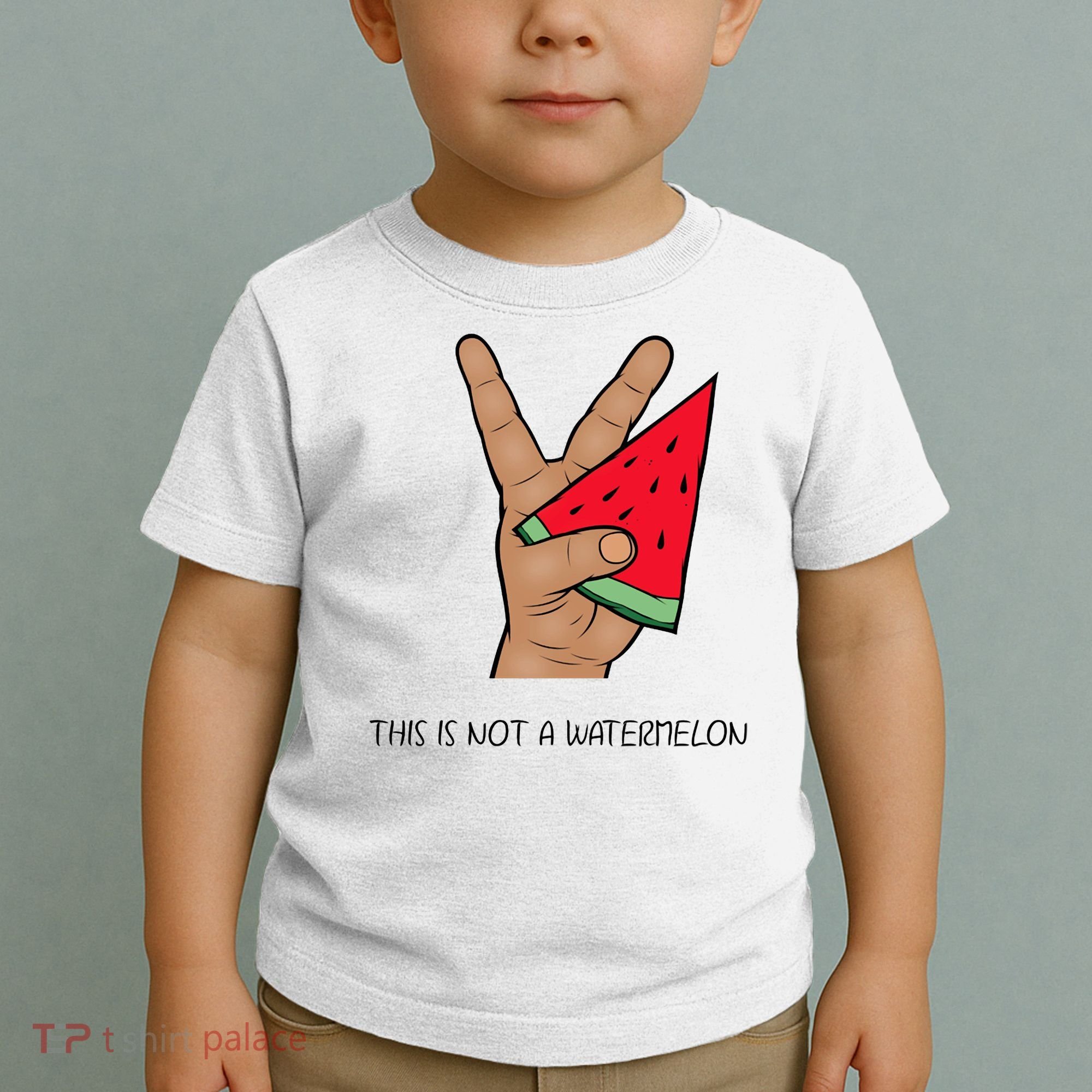 Palestine Watermelon Flag Support Gaza & Freedom! Toddler T-Shirt