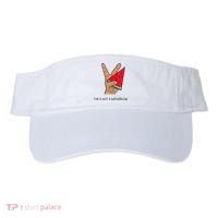 Palestine Watermelon Flag Support Gaza & Freedom! Visor thumb 0