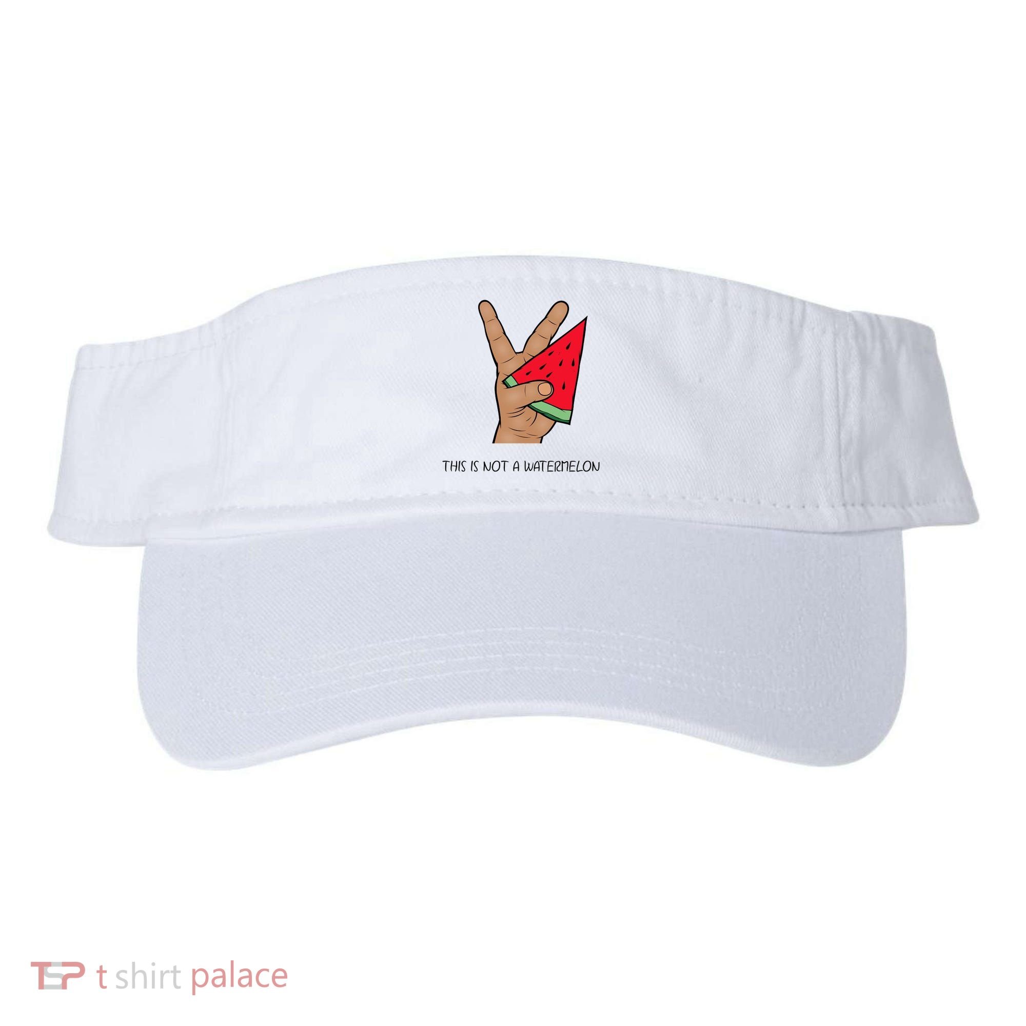 Palestine Watermelon Flag Support Gaza & Freedom! Visor