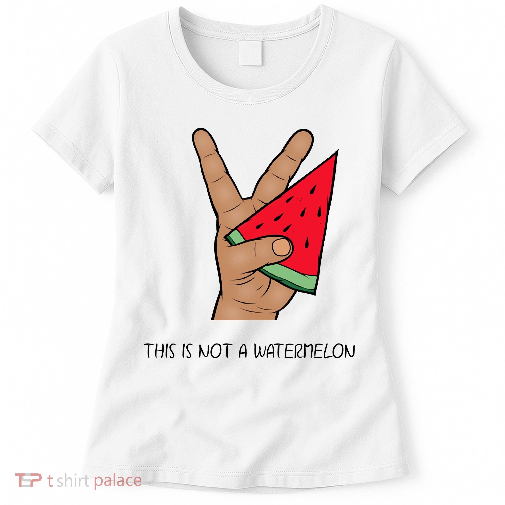 Palestine Watermelon Flag Support Gaza & Freedom! Women's T-Shirt