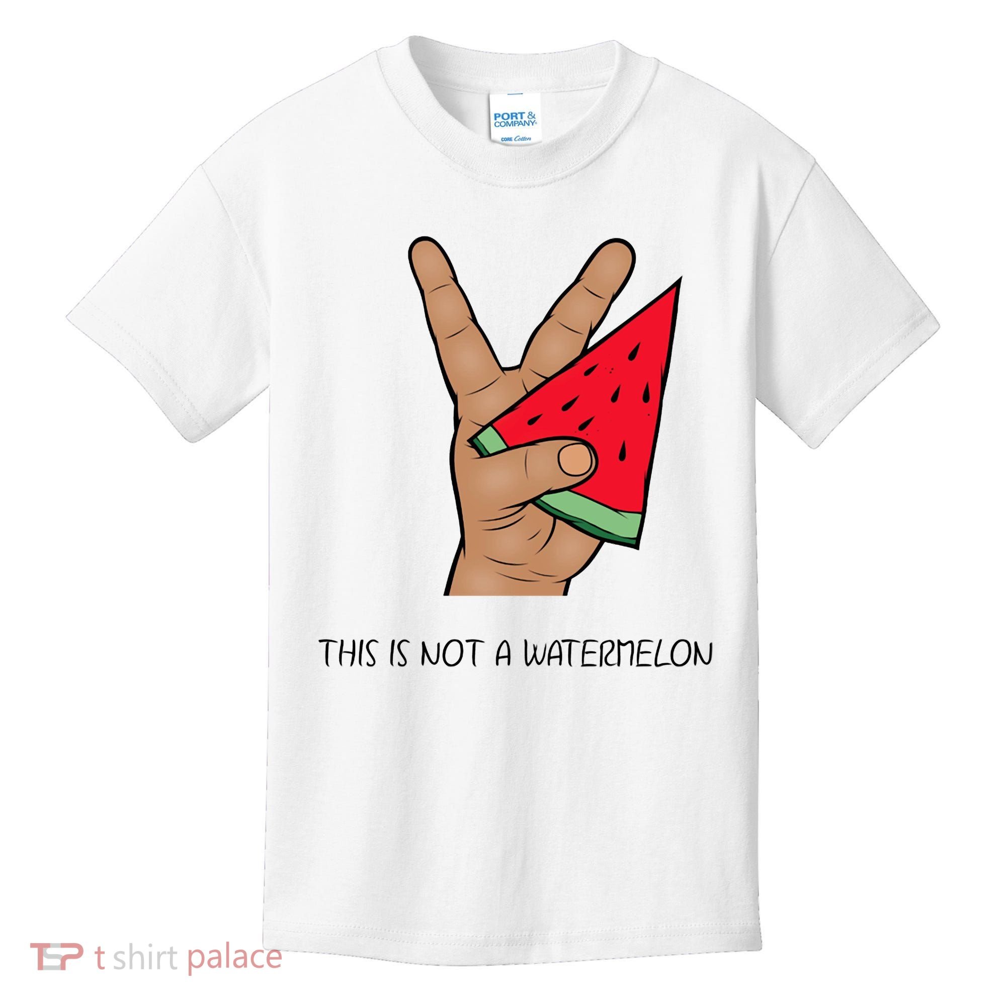 Palestine Watermelon Flag Support Gaza & Freedom! Kids T-Shirt