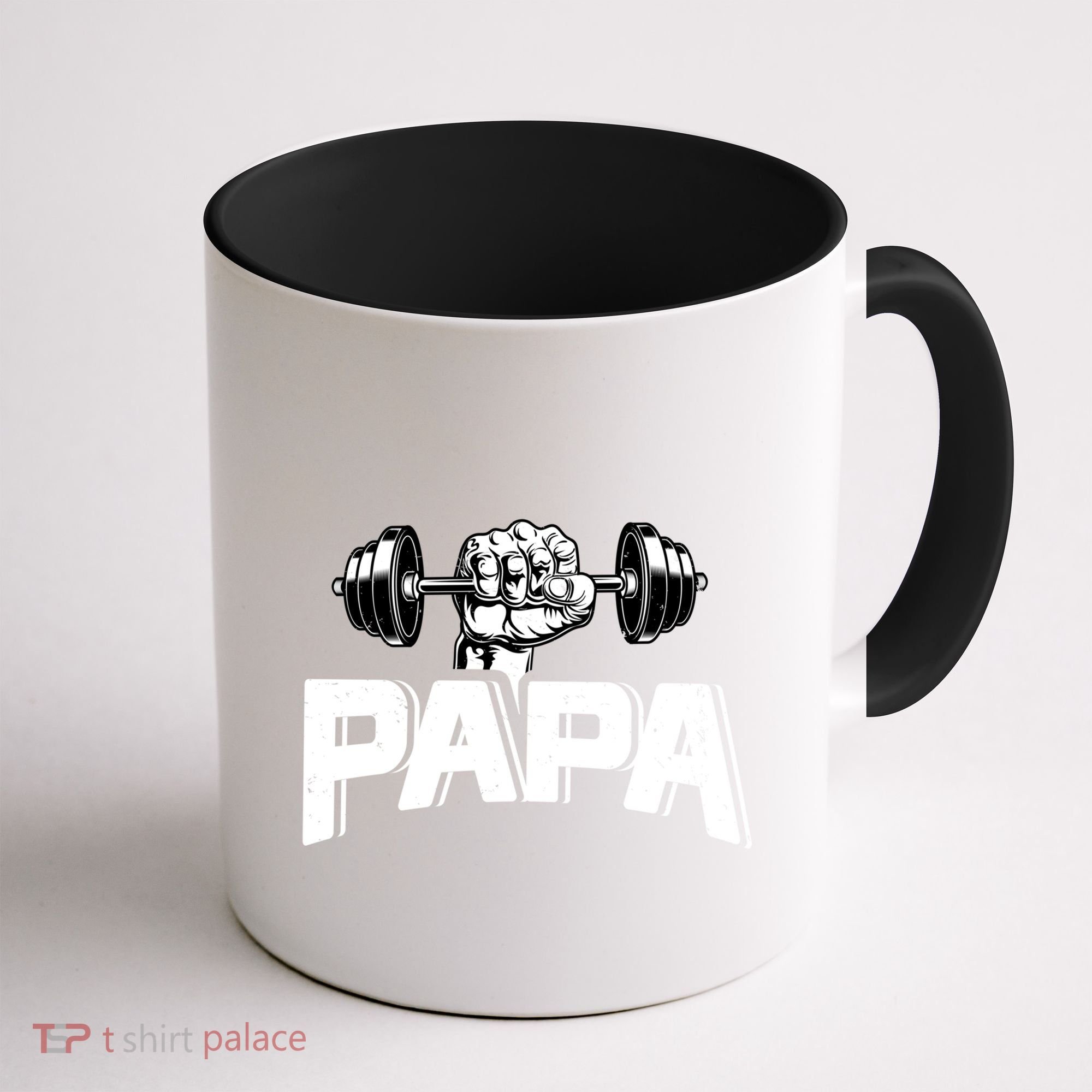 Papa Weightlifting FatherS Day Fitness Dad Meaningful Gift Coffee Mug