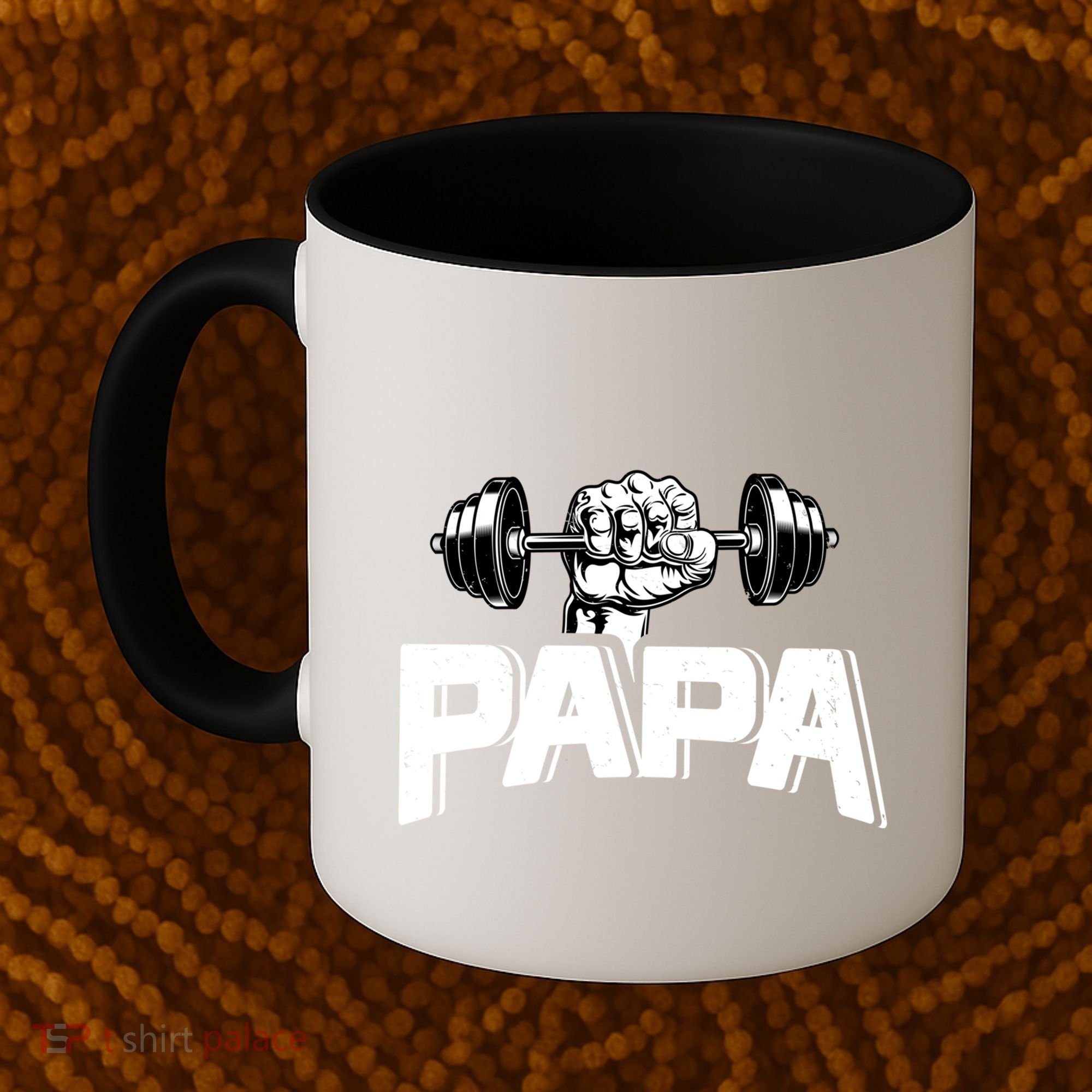 Papa Weightlifting FatherS Day Fitness Dad Meaningful Gift Coffee Mug