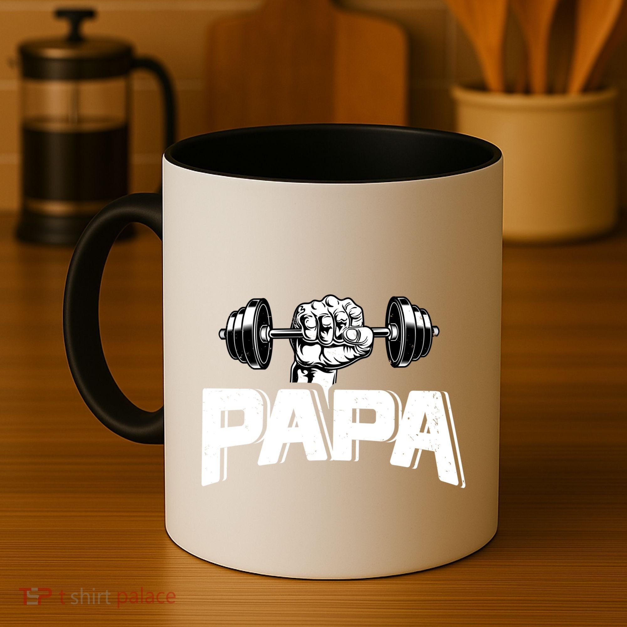 Papa Weightlifting FatherS Day Fitness Dad Meaningful Gift Coffee Mug