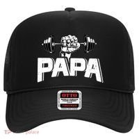 Papa Weightlifting FatherS Day Fitness Dad Meaningful Gift Hat thumb 0