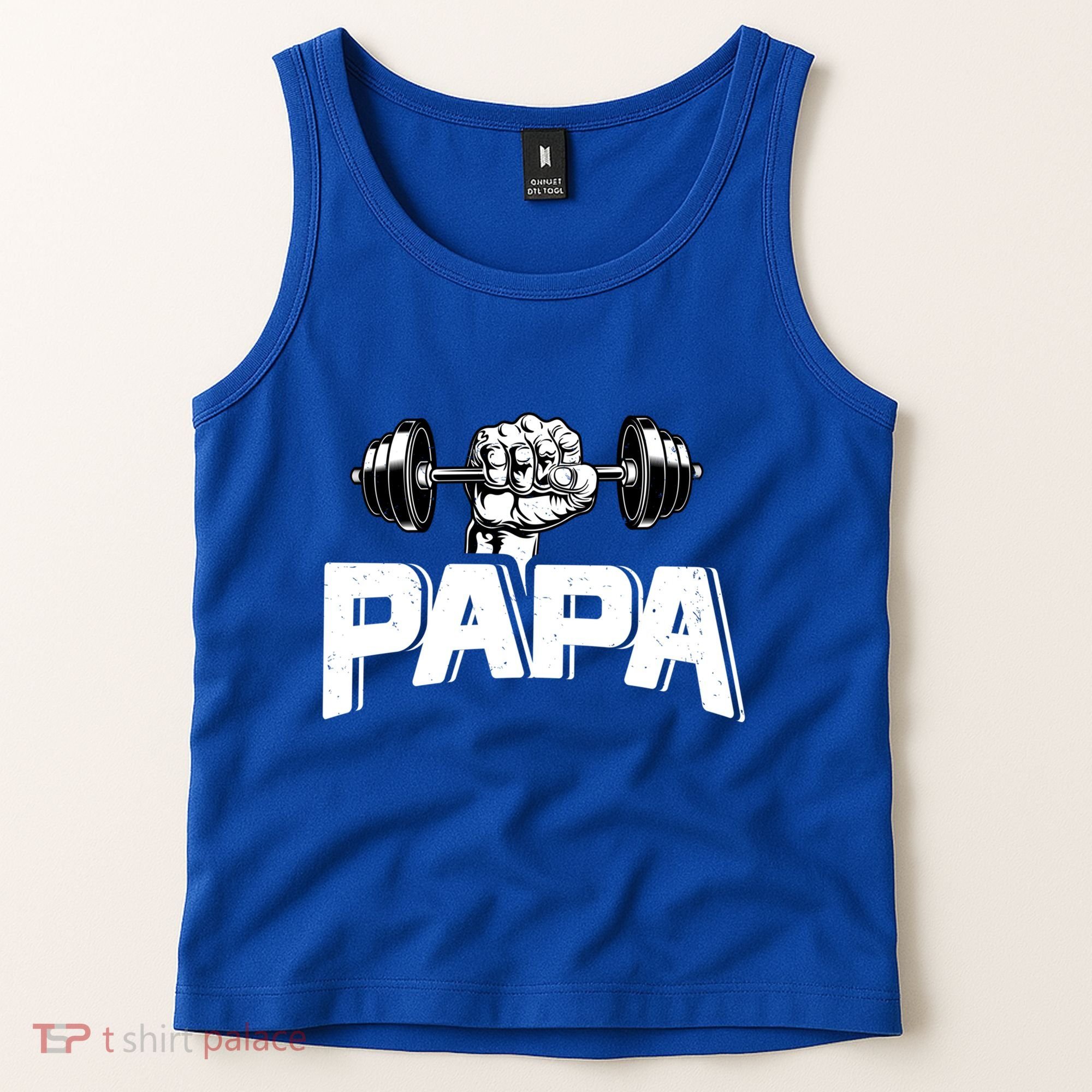 Papa Weightlifting FatherS Day Fitness Dad Meaningful Gift Tank Top