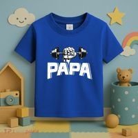 Papa Weightlifting FatherS Day Fitness Dad Meaningful Gift Toddler T-Shirt thumb 3