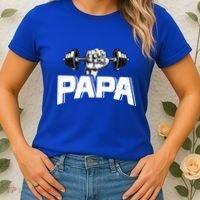 Papa Weightlifting FatherS Day Fitness Dad Meaningful Gift Women's T-Shirt thumb 2