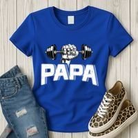 Papa Weightlifting FatherS Day Fitness Dad Meaningful Gift Women's T-Shirt thumb 3