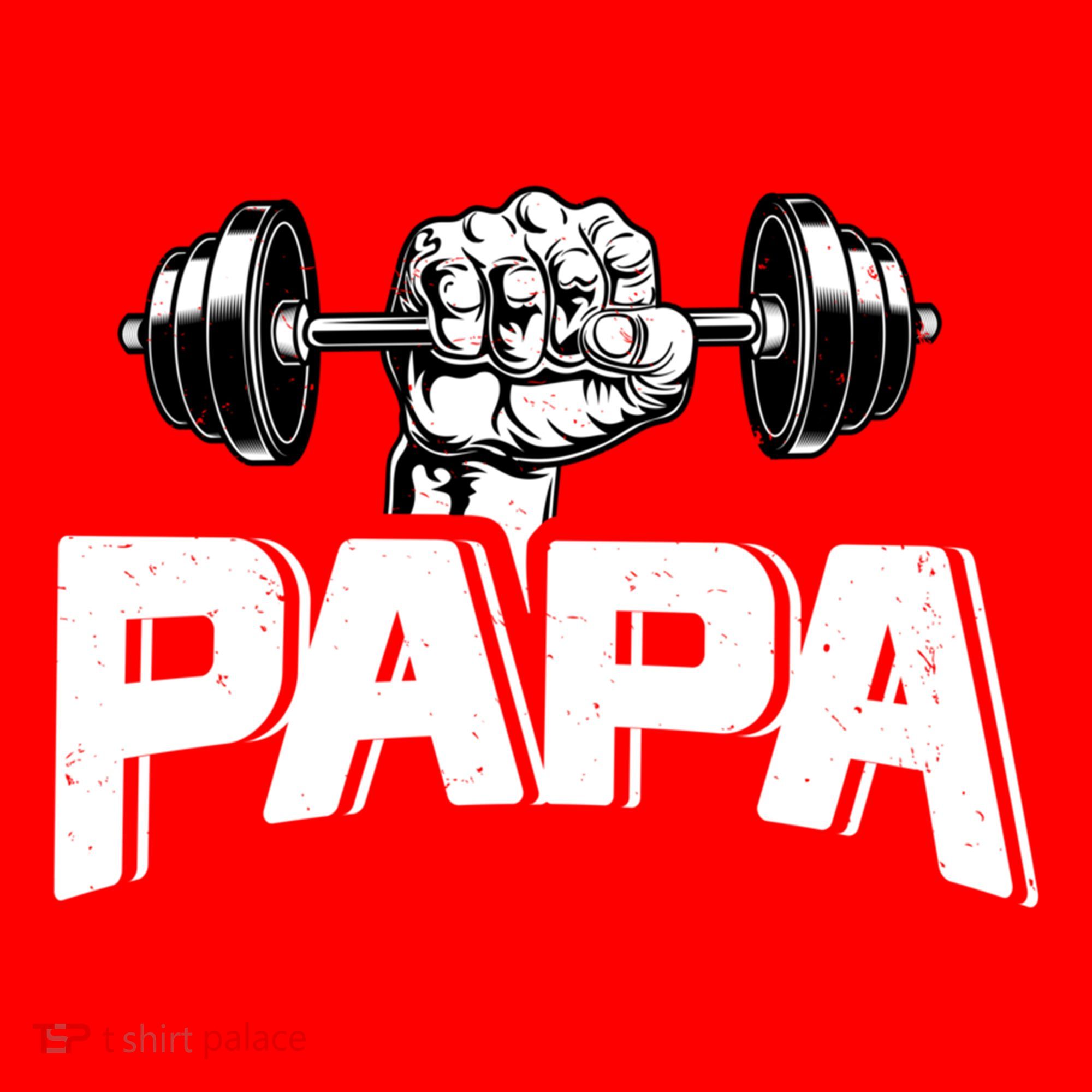 Papa Weightlifting FatherS Day Fitness Dad Meaningful Gift Santa Hat