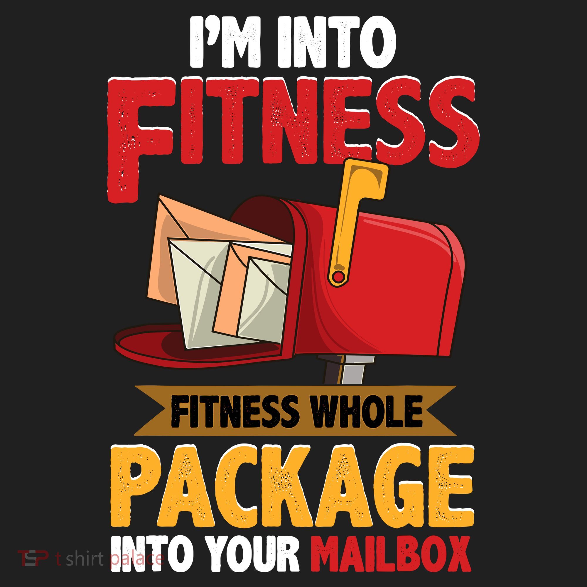 Postal Worker Funny Mailman Postman IM Into Fitness Tumbler