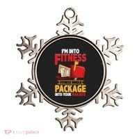 Postal Worker Funny Mailman Postman IM Into Fitness Ornament thumb 0