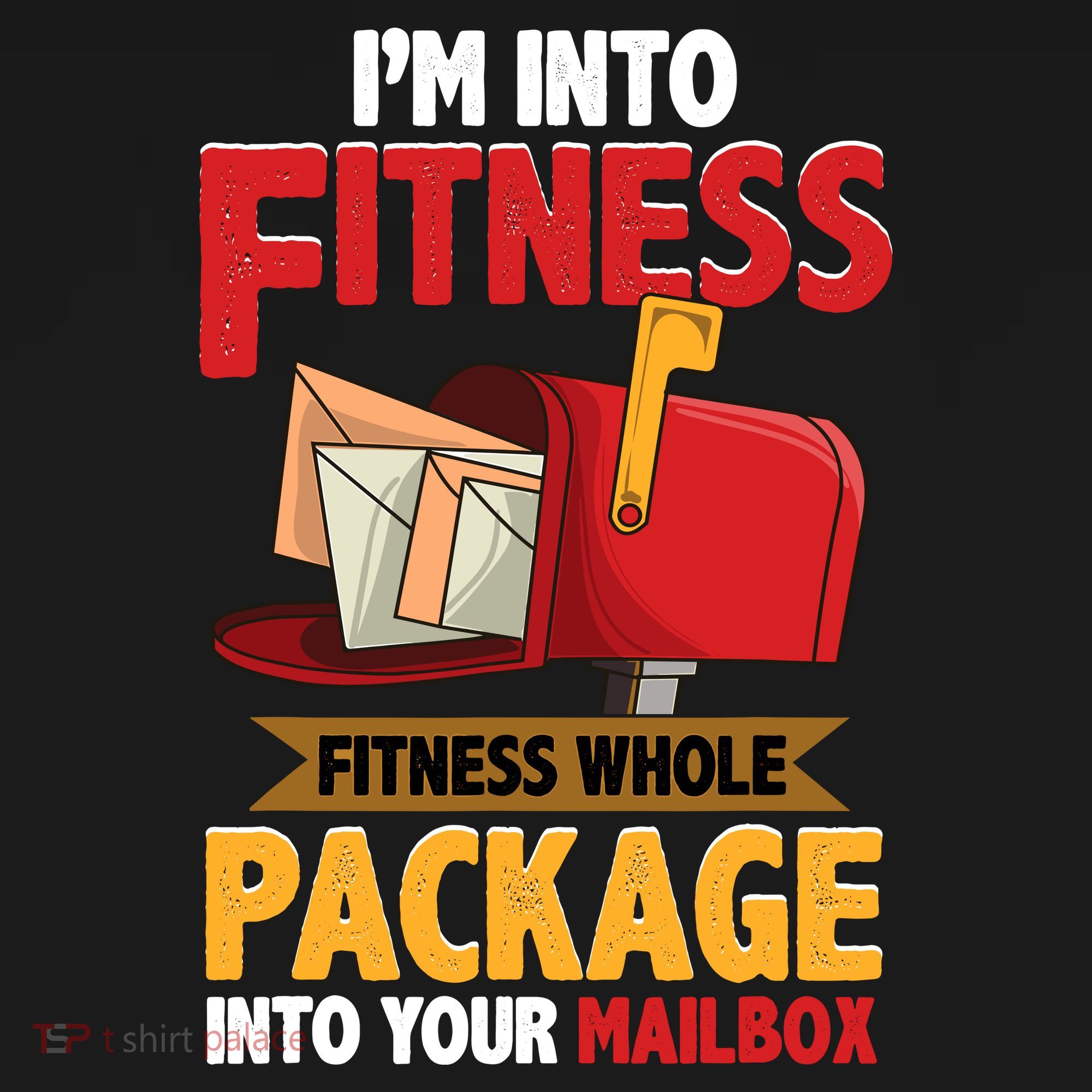 Postal Worker Funny Mailman Postman IM Into Fitness Ornament
