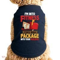 Postal Worker Funny Mailman Postman IM Into Fitness Doggie Tank thumb 0