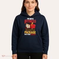 Postal Worker Funny Mailman Postman IM Into Fitness Hoodie thumb 5