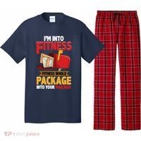 Postal Worker Funny Mailman Postman IM Into Fitness Pajama Set thumb 0