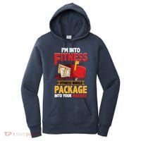 Postal Worker Funny Mailman Postman IM Into Fitness Women's Hoodie thumb 0