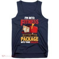 Postal Worker Funny Mailman Postman IM Into Fitness Tank Top thumb 0