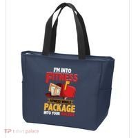 Postal Worker Funny Mailman Postman IM Into Fitness Tote Bag thumb 3