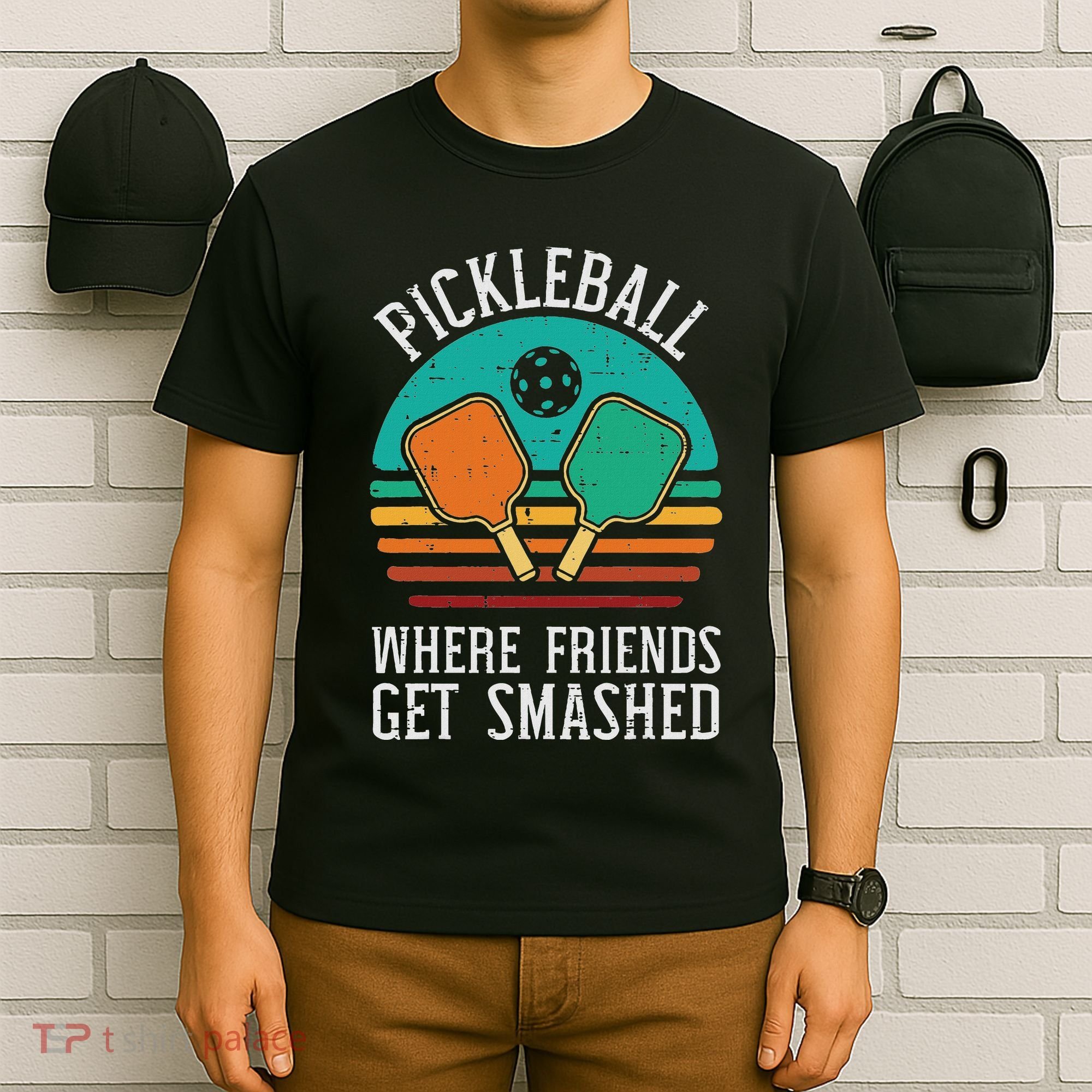 Pickleball Where Friends Get Smashed Pickle Ball Women T-Shirt