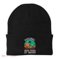 Pickleball Where Friends Get Smashed Pickle Ball Women Beanie thumb 0
