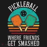Pickleball Where Friends Get Smashed Pickle Ball Women Women's Hoodie thumb 2
