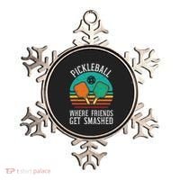 Pickleball Where Friends Get Smashed Pickle Ball Women Ornament thumb 0