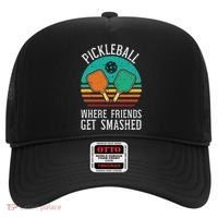 Pickleball Where Friends Get Smashed Pickle Ball Women Hat thumb 0